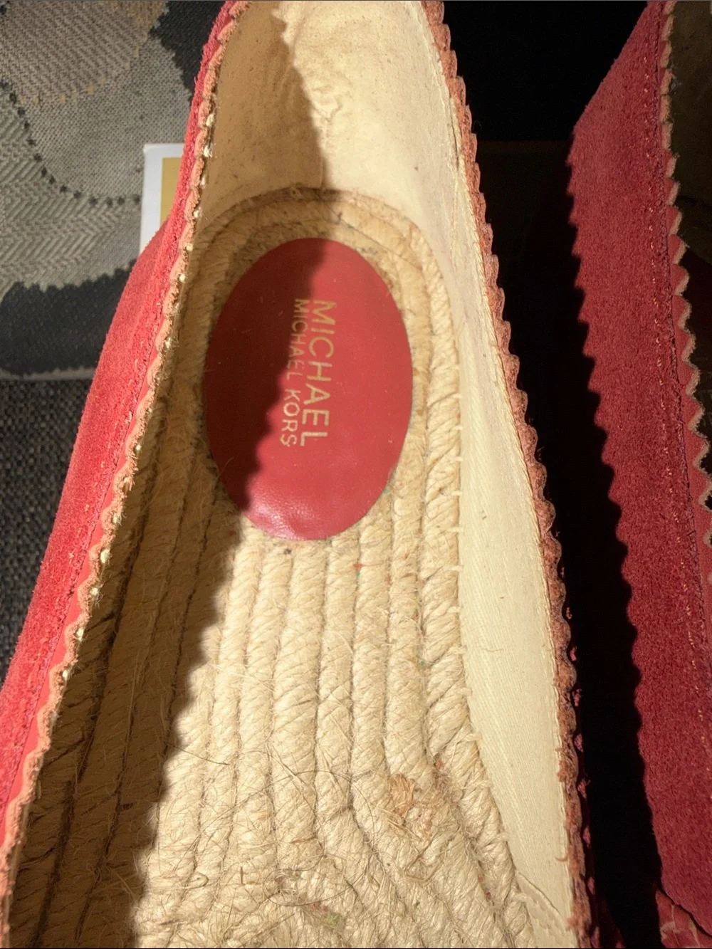 MICHAEL Michael Kors Terracotta Tassel Espadrille Slip-Ons